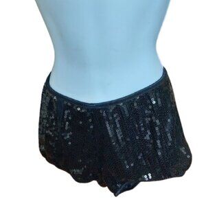 Black Sequined Shorts Size Small